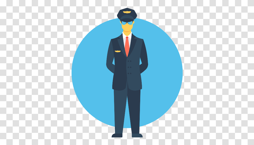 Pilot Icon Icon, Clothing, Word, Person, Tie Transparent Png