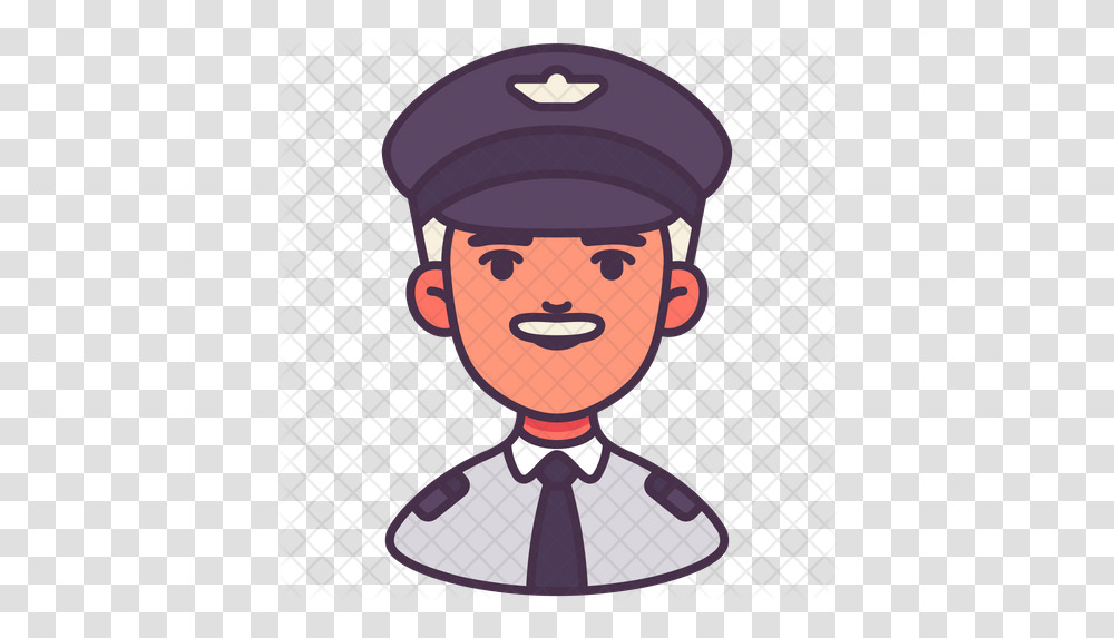 Pilot Icon Icon, Person, Face, Tie, Accessories Transparent Png