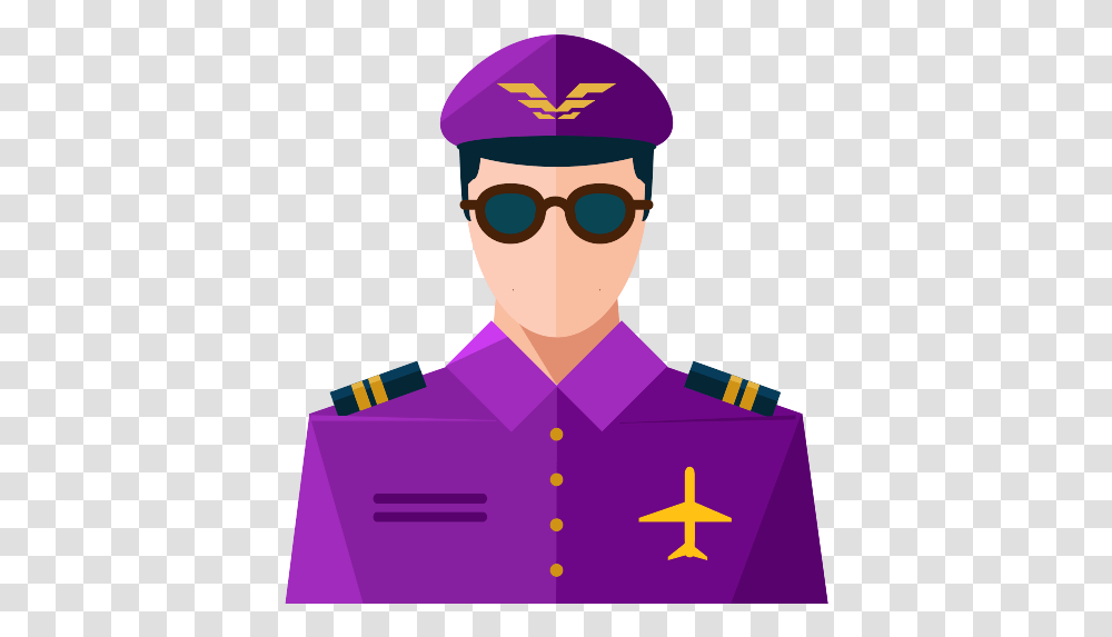 Pilot Icon Pilot Vector Icon, Sunglasses, Accessories, Person, Clothing Transparent Png