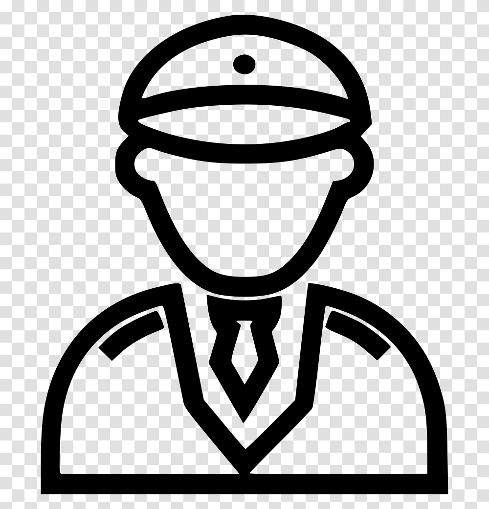Pilot Traffic Police Icon, Stencil, Logo, Trademark Transparent Png