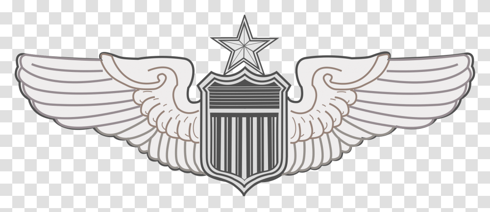 Pilot Wings Enlisted Aircrew Wings, Emblem, Armor, Shield Transparent Png