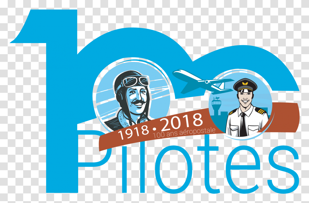 Pilotes Pour Les 100 Ans De L Aropostale Poster, Advertisement, Person, Flyer, Paper Transparent Png
