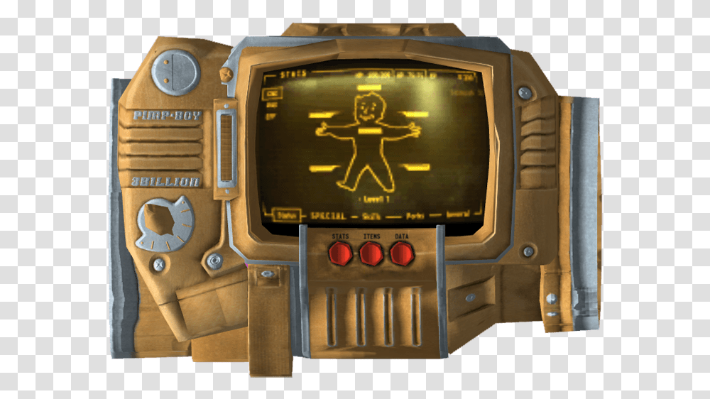Pimp Boy 3000 Fallout 4 Pip Boy, Arcade Game Machine, Wristwatch, Camera, Electronics Transparent Png
