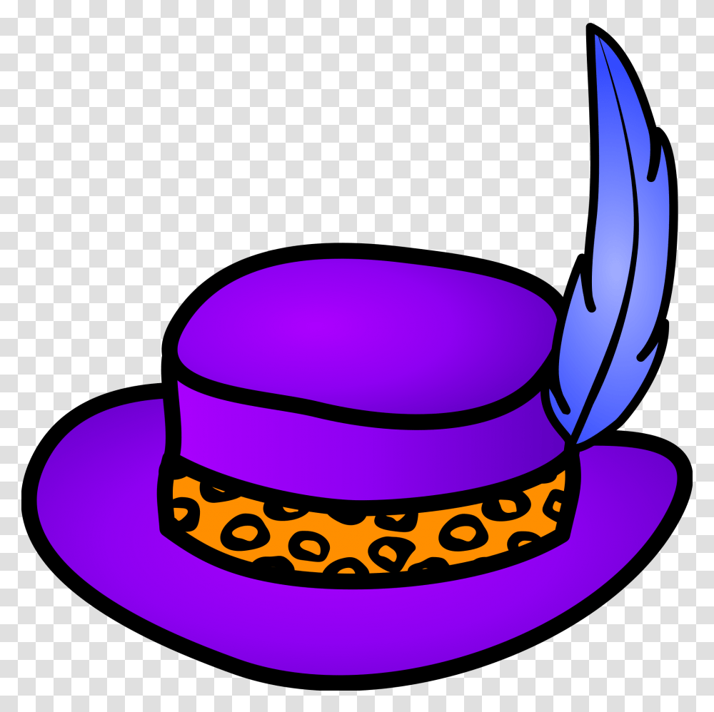 Pimp Hat Clip Art, Apparel, Sombrero, Sun Hat Transparent Png