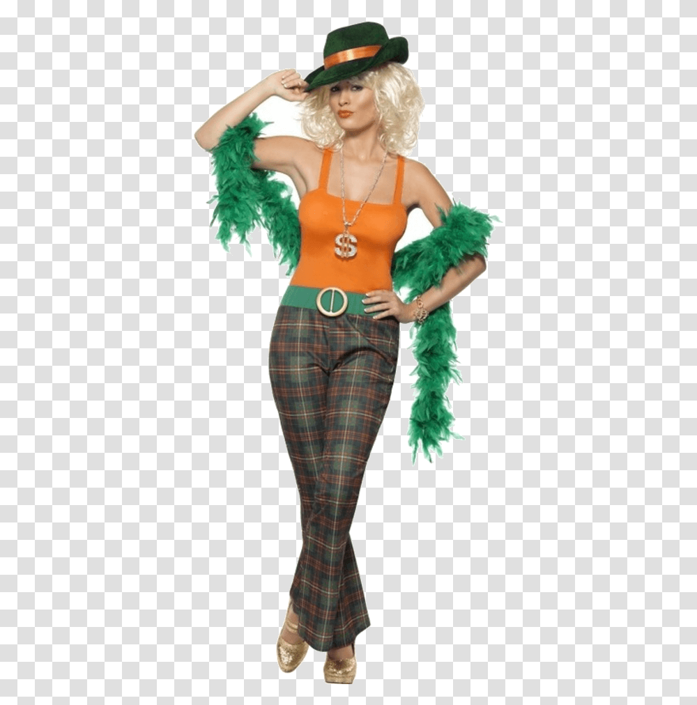 Pimp Lady, Costume, Scarf, Person Transparent Png