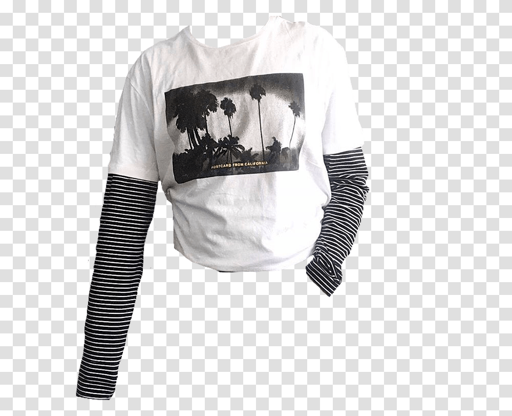 Pin Aesthetic Black And White Clothes, Clothing, Apparel, Sleeve, Long Sleeve Transparent Png