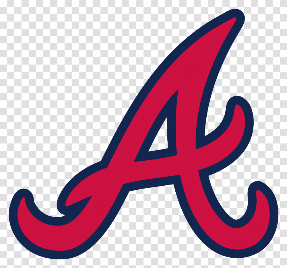 Pin Atlanta Braves Logo, Text, Symbol, Alphabet, Trademark Transparent Png