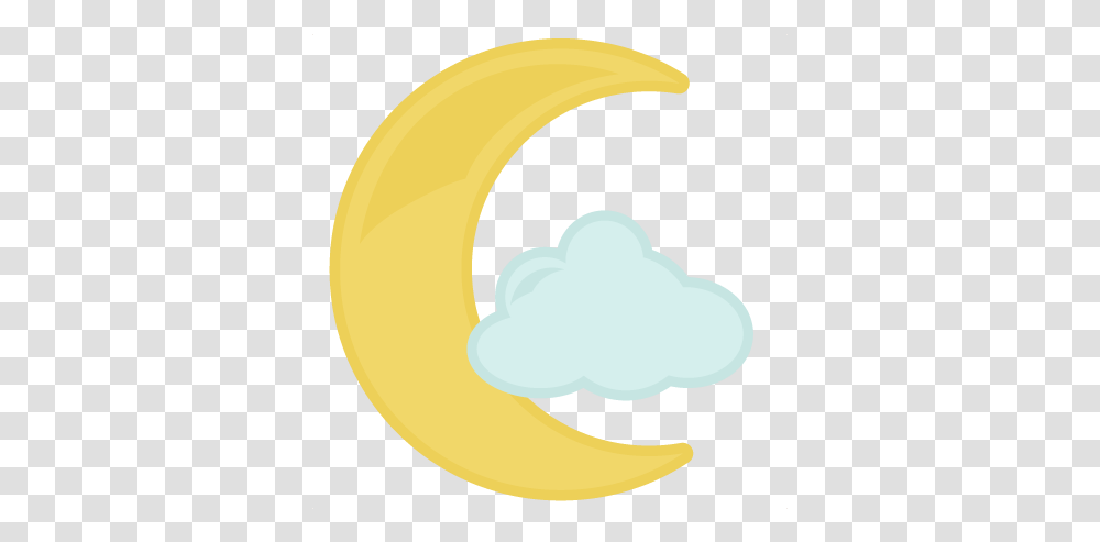 Pin Baby Moon And Stars Clipart, Plant, Fruit, Food, Banana Transparent Png
