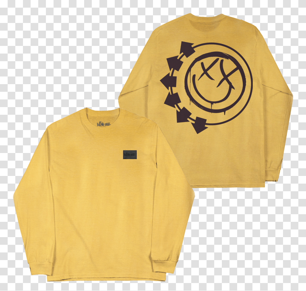 Pin Blink 182, Clothing, Apparel, Long Sleeve, Sweatshirt Transparent Png