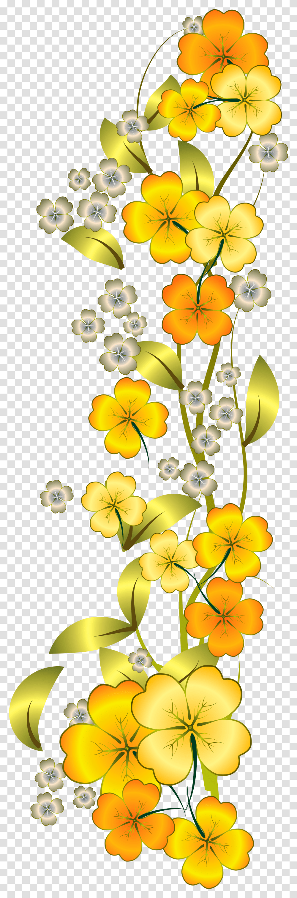 Pin By Best Fiends Yellow Flowers Clipart, Floral Design, Pattern, Pineapple Transparent Png