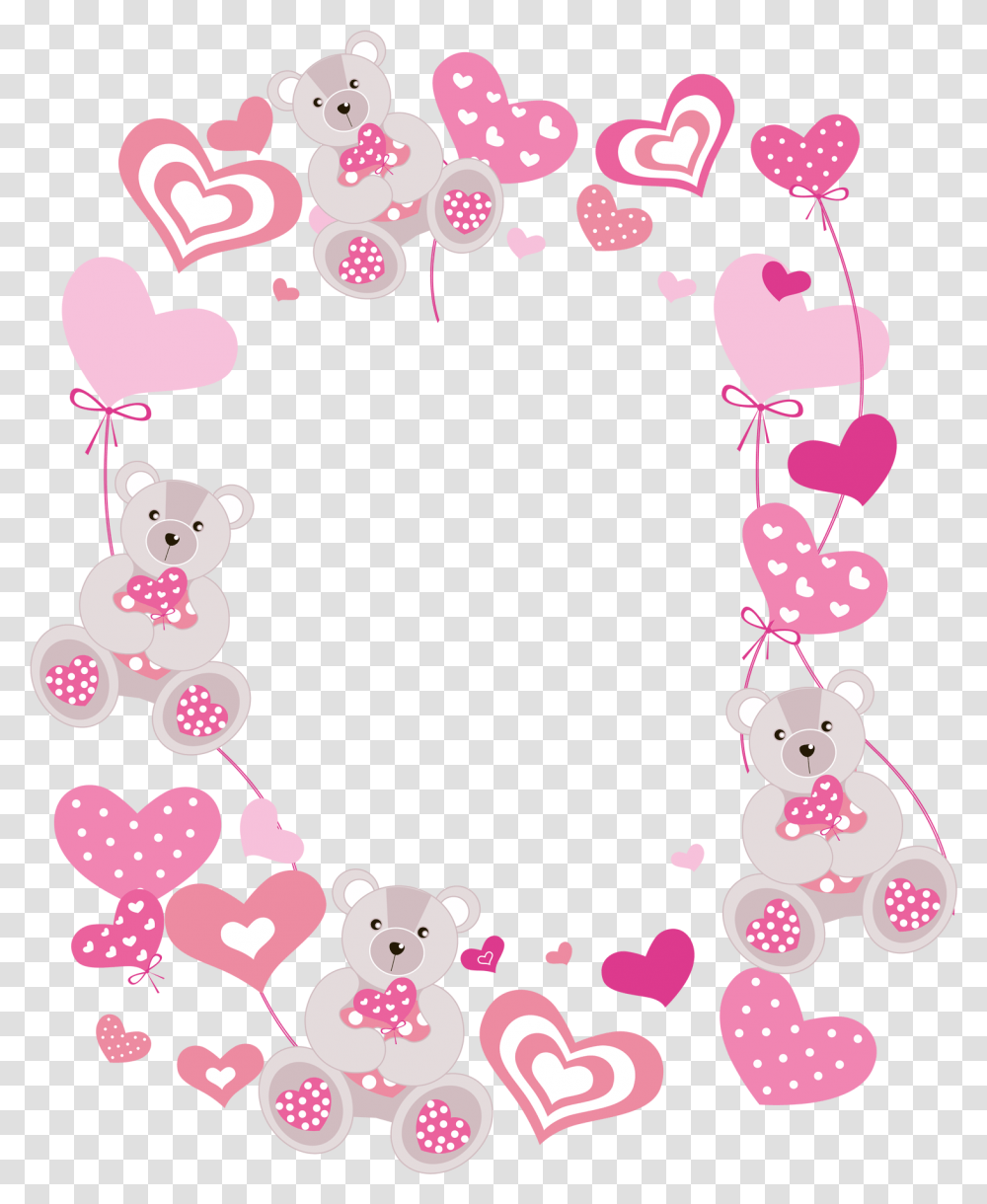 Pin By Cheryl Mayo On Cards Valentine's Cute Frame Clipart, Plant, Wreath, Heart Transparent Png
