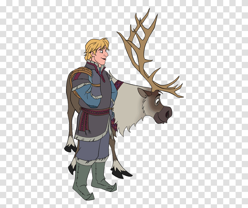 Pin By Crafty Annabelle On Printables For Kids Clip Kristoff Clip Art, Person, Human, Deer, Wildlife Transparent Png