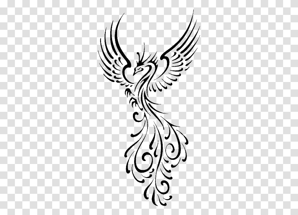 Pin By Danielle Mom Phoenix Tattoo Design, Dragon, Person Transparent Png