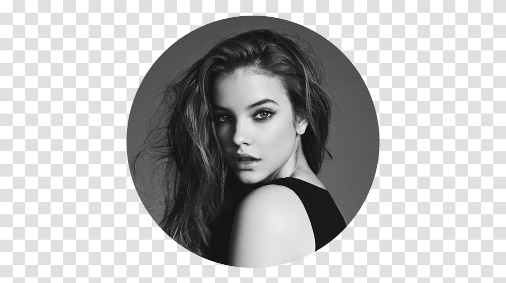 Pin By Heatherlee Gardiner Barbara Palvin Black And White, Face, Person, Human, Female Transparent Png