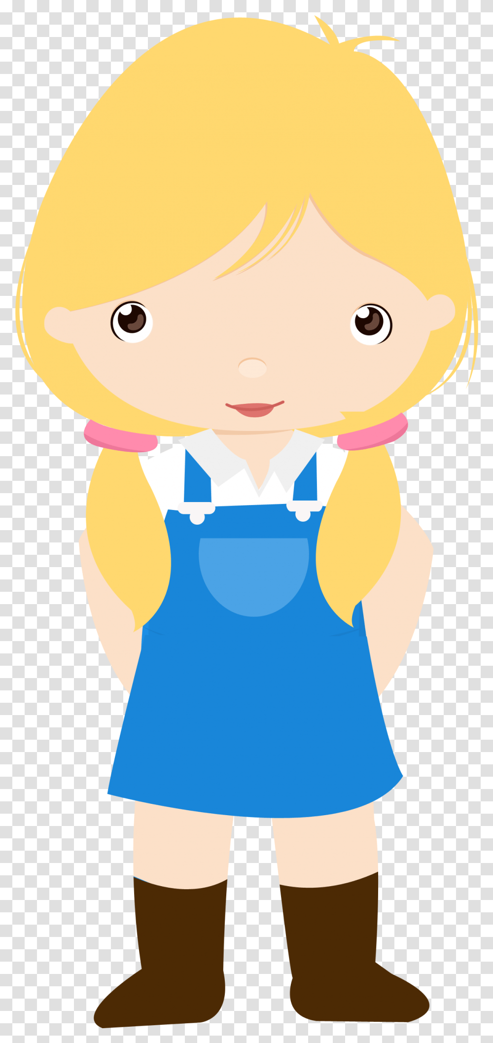 Pin By Liran S On Clipart Little Farm Girl Cartoon, Person, Human, Doll, Toy Transparent Png