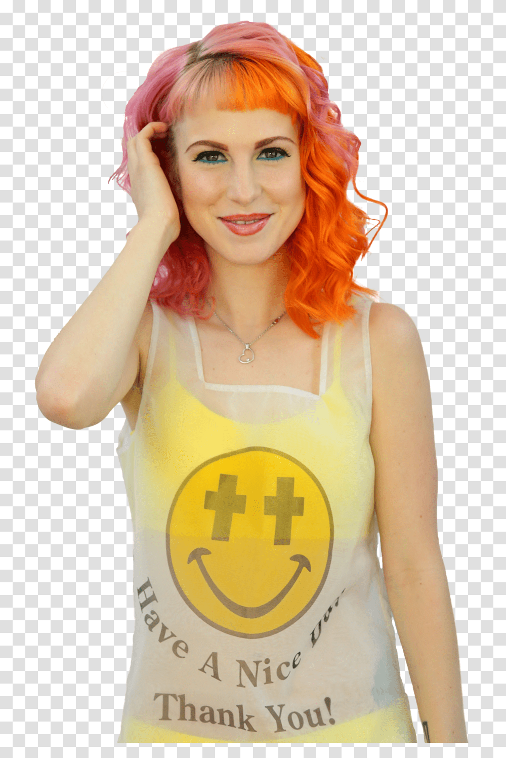 Pin By Mckenzie Guinn Baby Bangs Hayley Williams, Clothing, Person, Face, Hat Transparent Png