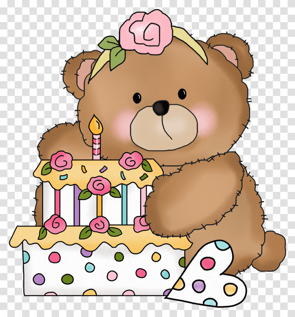 Pin By Stacie Street On Teddy Bears Happy Birthday Teddy Bear, Birthday Cake, Dessert, Food, Toy Transparent Png