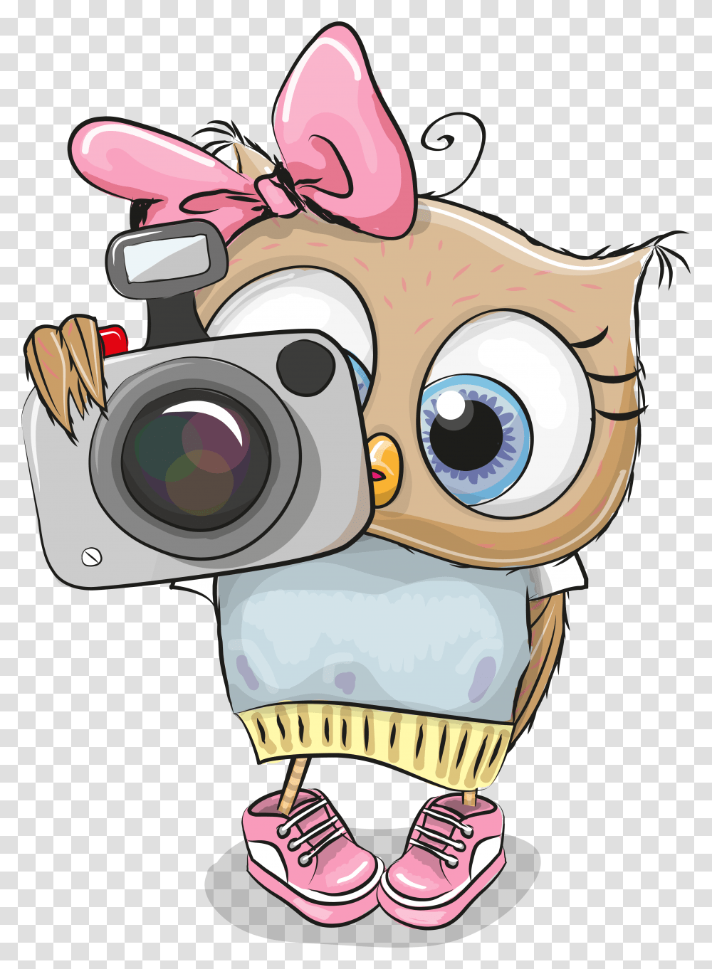 Pin By Wizard On Cute Cartoon Owl, Camera, Electronics, Helmet Transparent Png