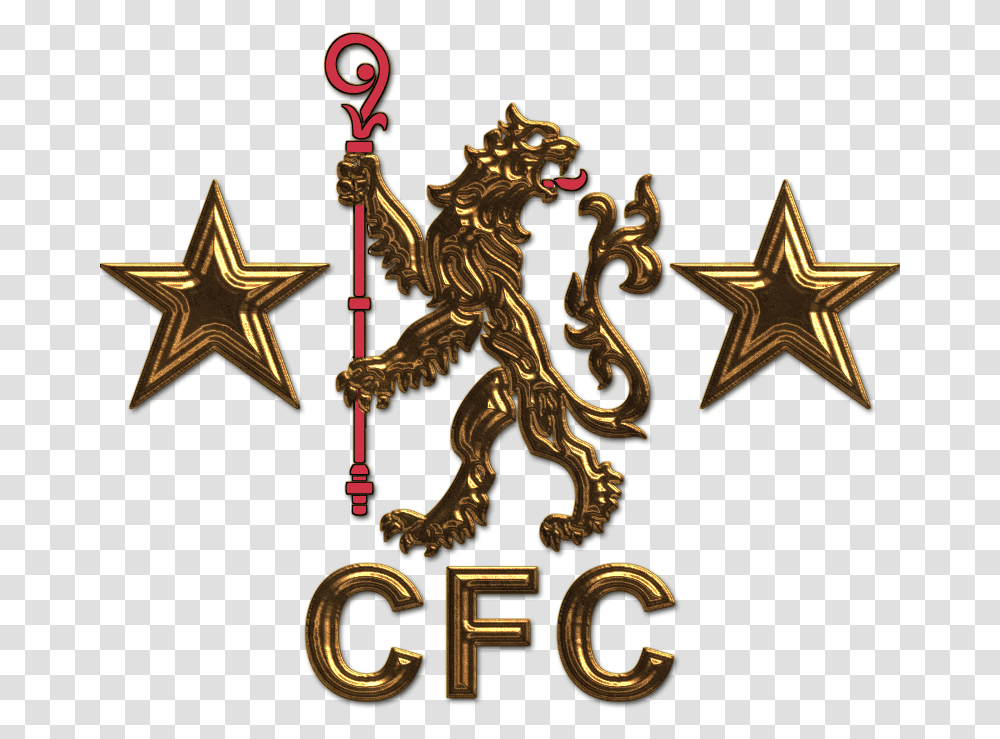 Pin Chelsea Fc Wallpaper Hd, Symbol, Cross, Star Symbol, Gold Transparent Png