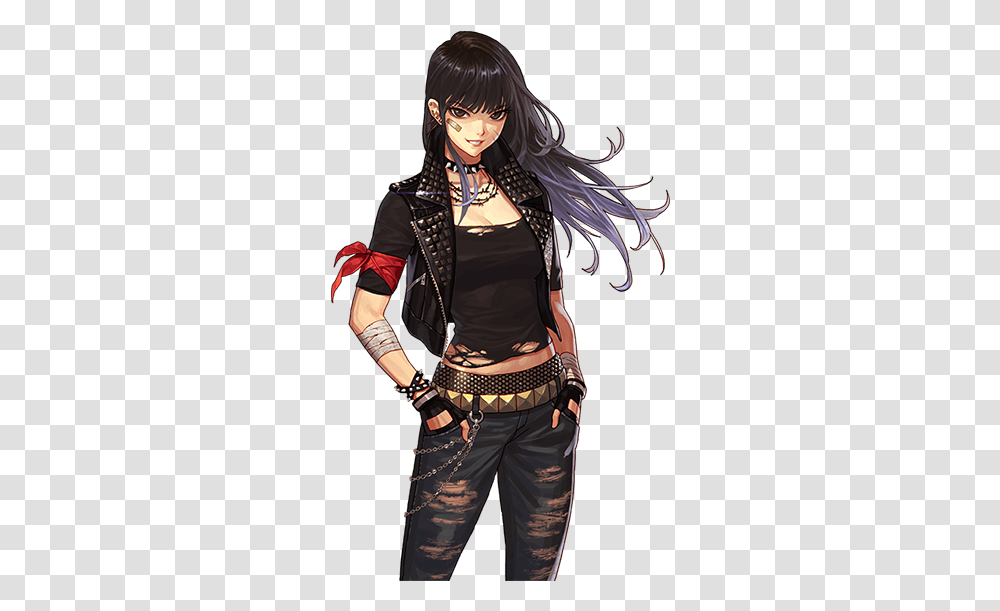 Pin Cool Gangster Girl Anime, Clothing, Costume, Person, Female Transparent Png