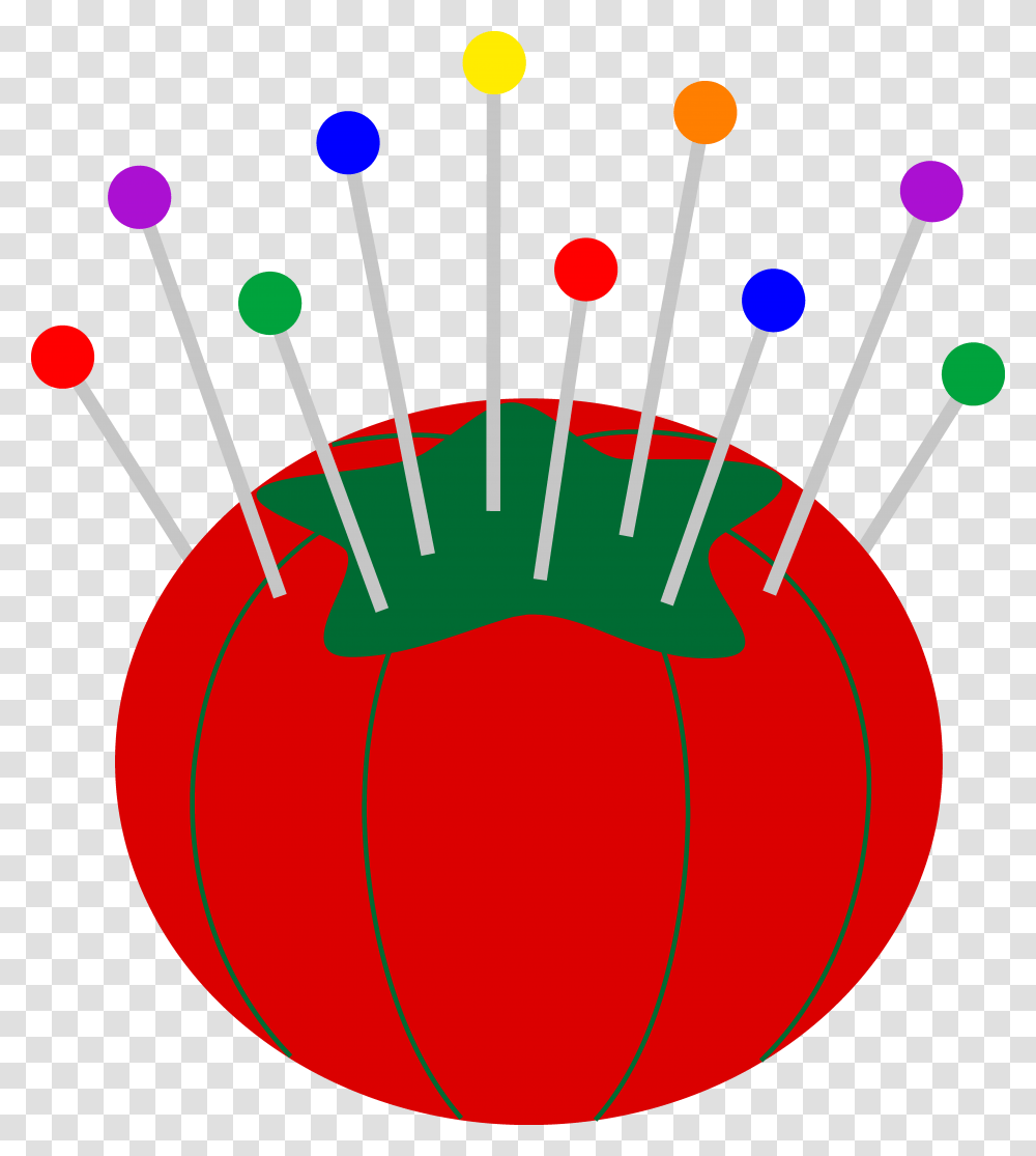 Pin Cushion And Pins Sewing Sewing Sewing Clipart, Dynamite, Bomb, Weapon, Weaponry Transparent Png