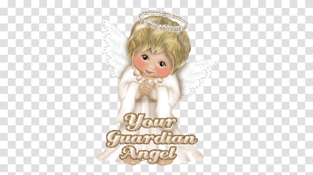 Pin Cute Guardian Angel Gif, Art, Doll, Toy, Archangel Transparent Png