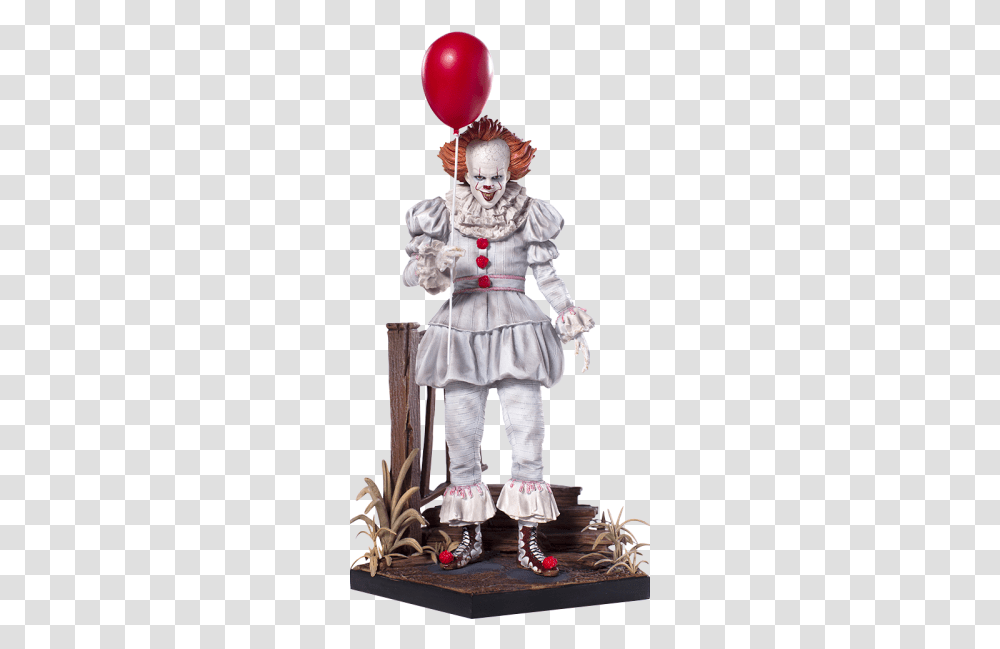 Pin De Beni Like En Plaza Iron Studios Pennywise Figure, Performer, Person, Human, Figurine Transparent Png