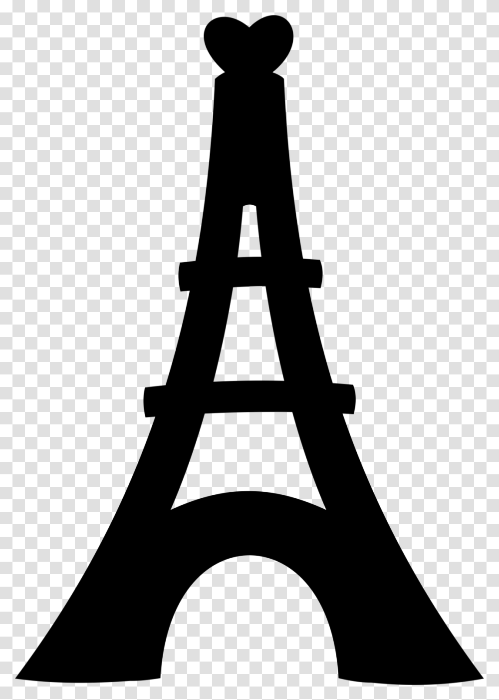 Эйфелева башня в Париже силуэт