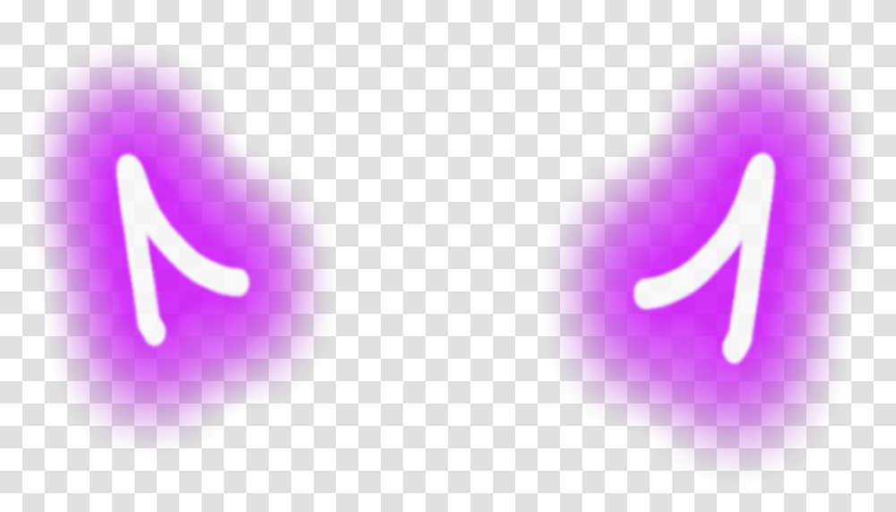 Pin Em Dddd Neon Devil Horns, Light, Sphere, Purple, Graphics Transparent Png