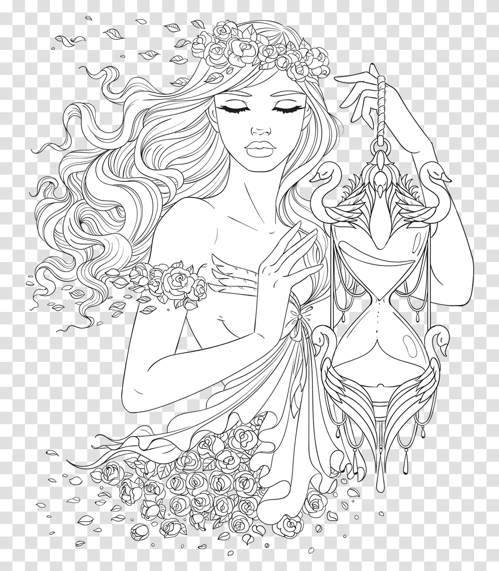 Pin Free Adult Coloring Pages People, Person, Human, Drawing, Art ...