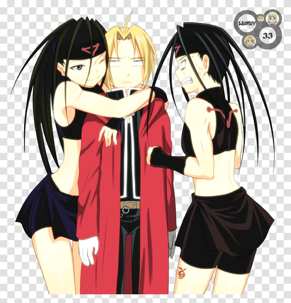 Pin Fullmetal Alchemist Edward X Envy, Manga, Comics, Book, Person Transparent Png