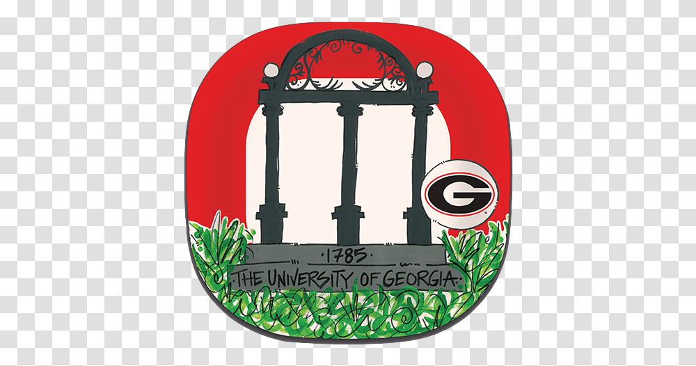 Pin Georgia Bulldogs, Architecture, Building, Label, Text Transparent Png