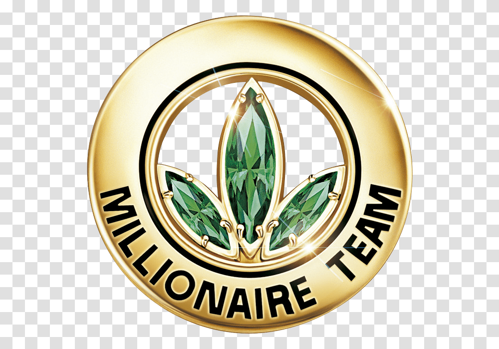 Pin Get Herbalife Clipart Banner Free Download Millonario Herbalife Mill Team Pin, Emblem, Logo, Trademark Transparent Png