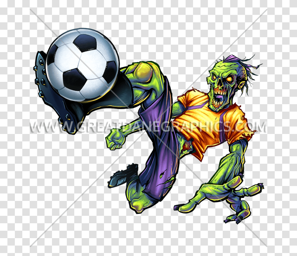 Pin Girl Kicking Soccer Ball Clip Art Zombie Soccer, Football, Team Sport, Person, People Transparent Png