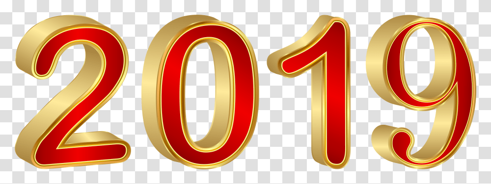 Pin Happy New Year 2019 3d, Number, Symbol, Text, Axe Transparent Png