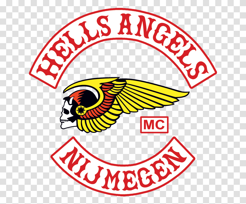 Pin Hells Angels Logo, Symbol, Trademark, Badge, Emblem Transparent Png