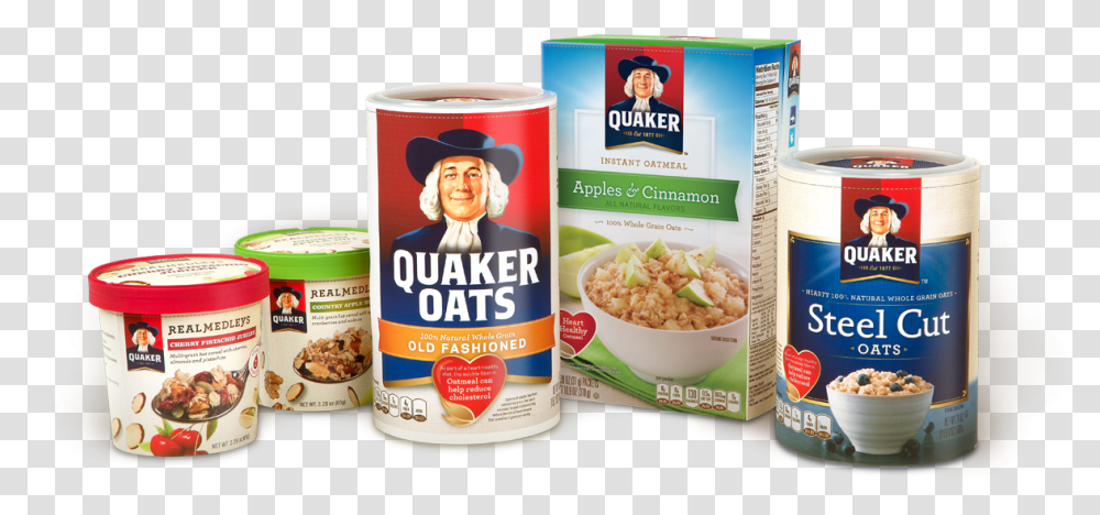 Pin Instant Quaker Oatmeal, Plant, Food, Tin, Bowl Transparent Png