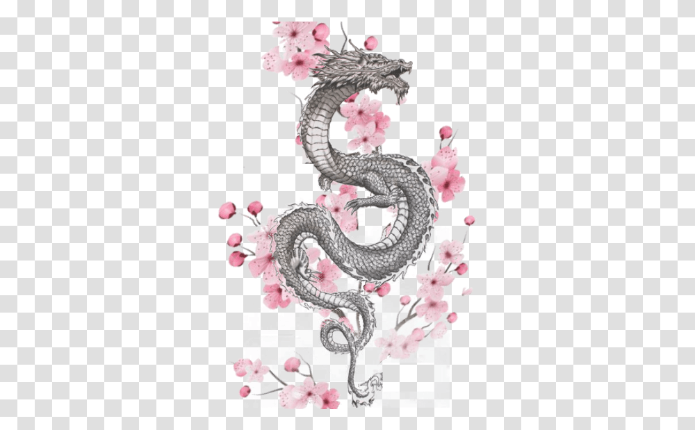 Pin Japanese Style Dragon Tattoo Transparent Png