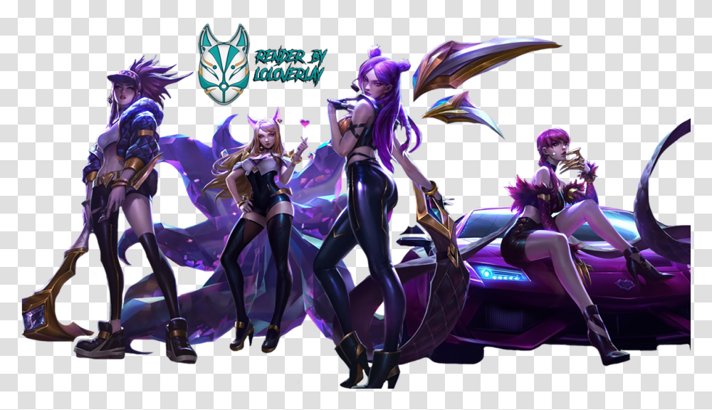 Pin Kda League Of Legends, Person, Human, Purple, Graphics Transparent Png