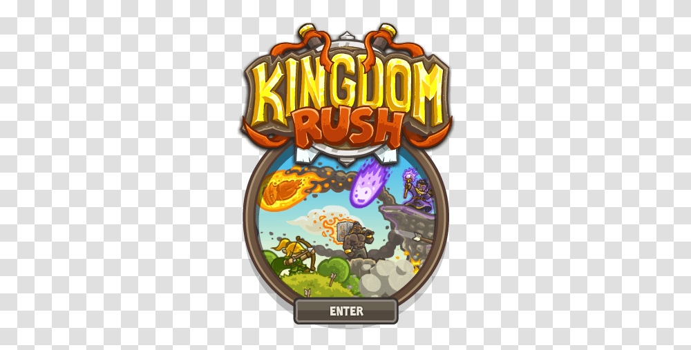 Pin Kingdom Rush Logo, Slot, Gambling, Game, Outdoors Transparent Png