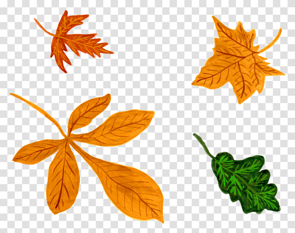 Осенние листья Стикеры