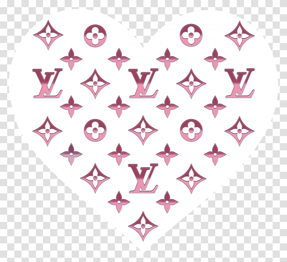 Pin Louis Vuitton Pattern, Rug, Heart, Symbol, Text Transparent Png