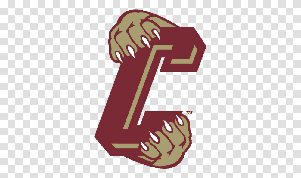 Pin Mascot College Of Charleston Logo, Text, Hand, Toe, Symbol Transparent Png