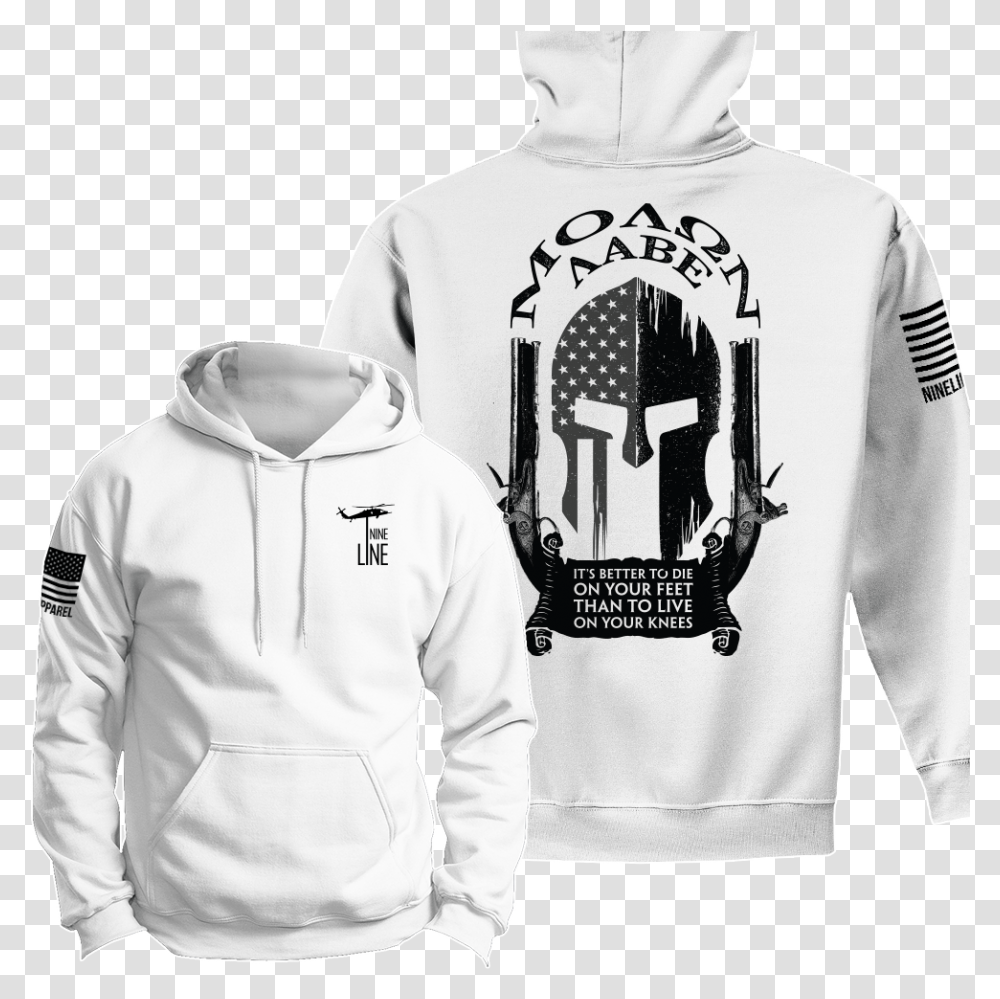 Pin Molon Labe Hoodie White, Clothing, Apparel, Sweatshirt, Sweater Transparent Png