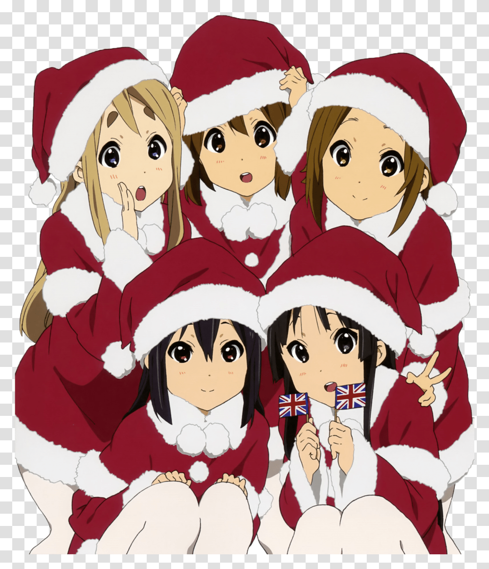 Pin Nightcore On Anime Pics Anime Wallpaper K On Merry Christmas, Person, Comics, Book, Manga Transparent Png