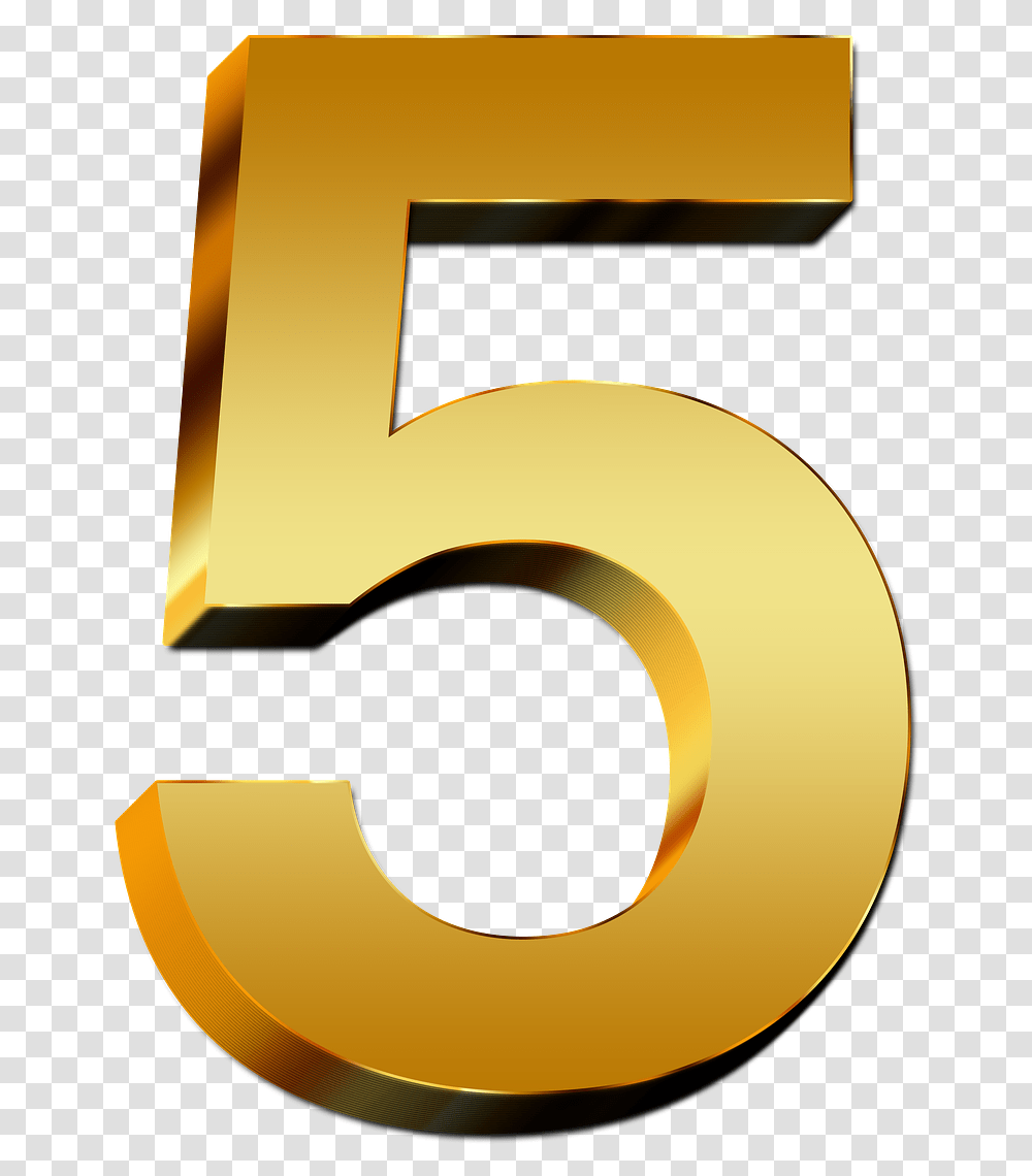 Pin Numero 5 Dorado, Number, Symbol, Text, Lamp Transparent Png