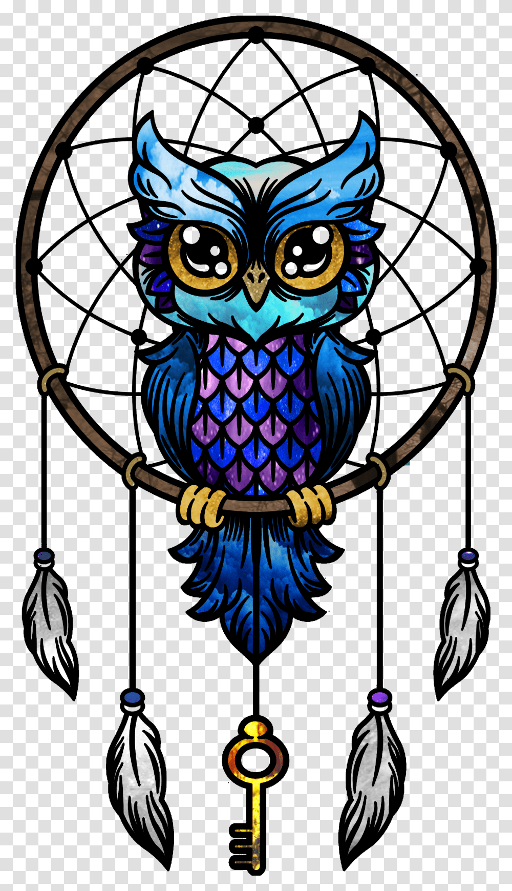 Pin Owl In Dream Catcher, Accessories, Jewelry, Symbol, Emblem Transparent Png