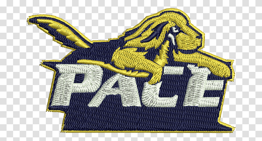 Pin Pace University Baseball, Logo, Symbol, Rug, Sweater Transparent Png