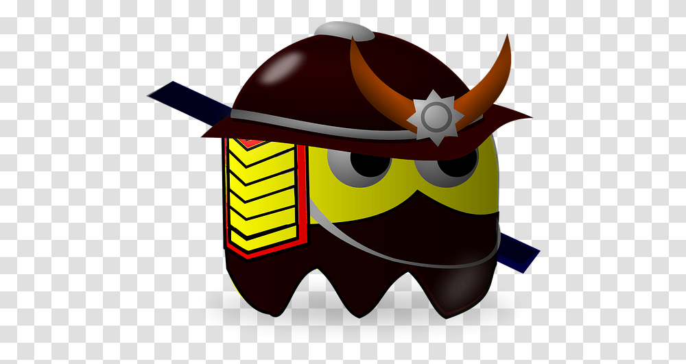Pin Pacman Samurai, Helmet, Clothing, Apparel, Pirate Transparent Png