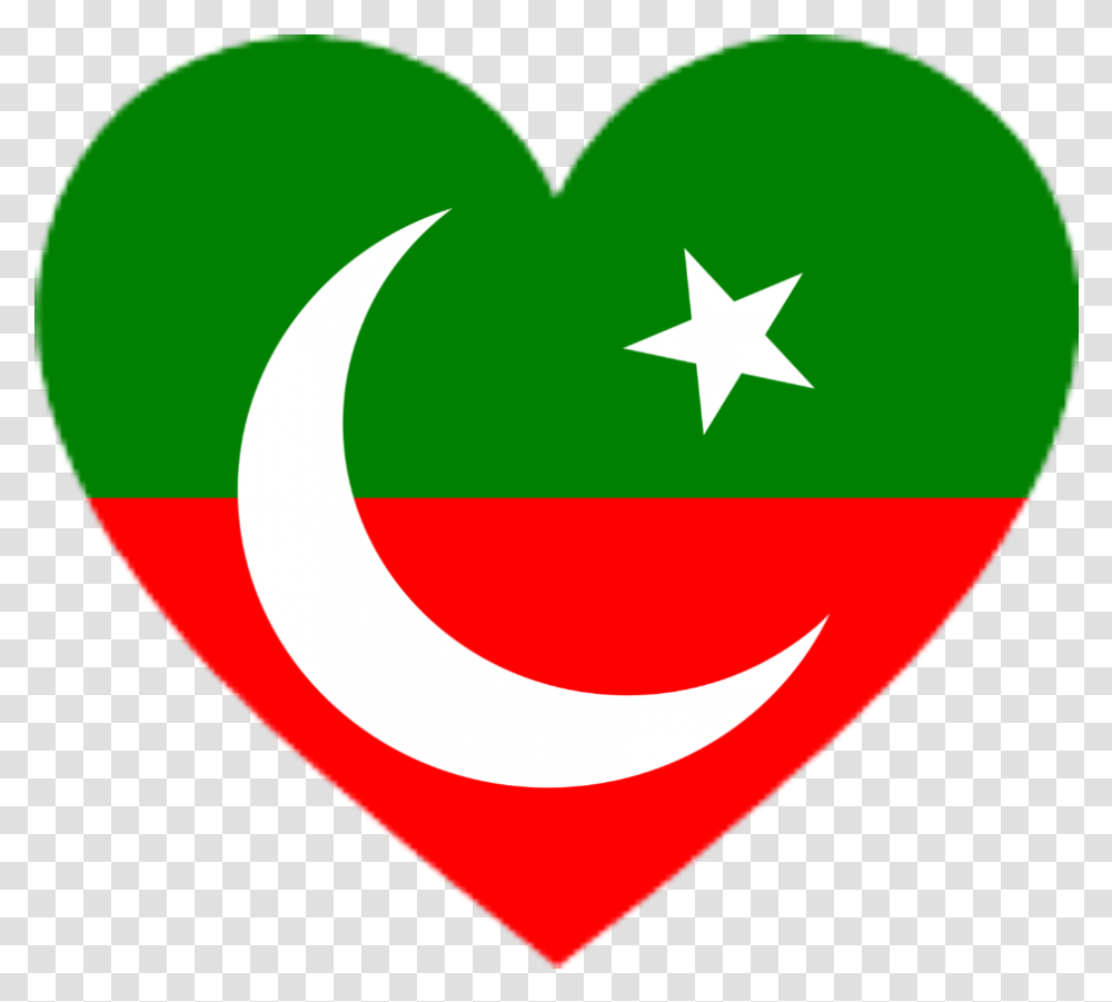 Pin Pakistan Flag, Symbol, Star Symbol, Heart Transparent Png